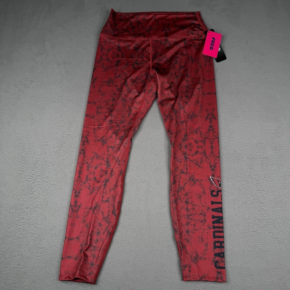Arizona Cardinals Pants Womens Large Red NFL Football NFL Team Apparel Leggings